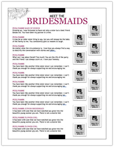 8-Page DIY Magazine Wedding Program (12)